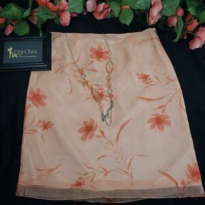 ANN TAYLOR LOFT SILK SKIRT